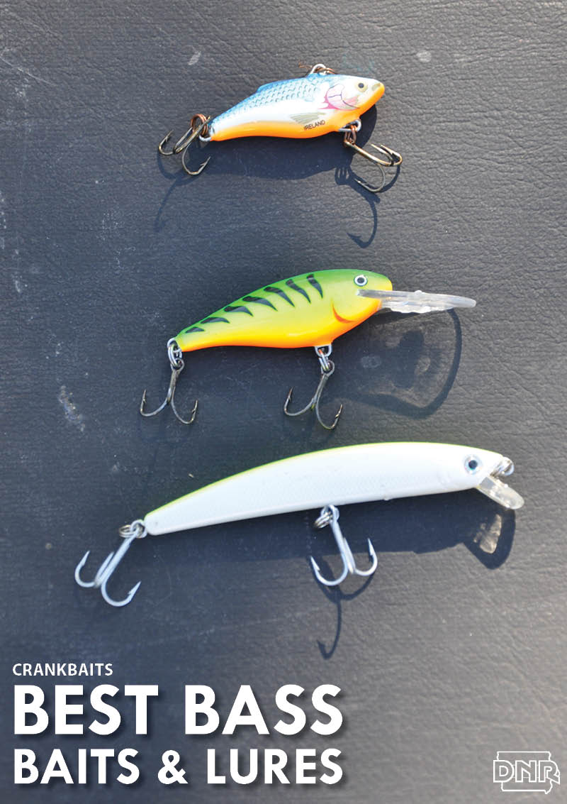 Crankbaits are one of the top ways to catch bass in the summer | Iowa DNR